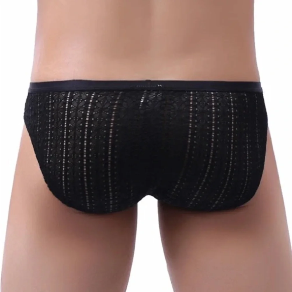 Men Briefs Male Sexy Lingerie Lace Underwear - Picture 2 of 3